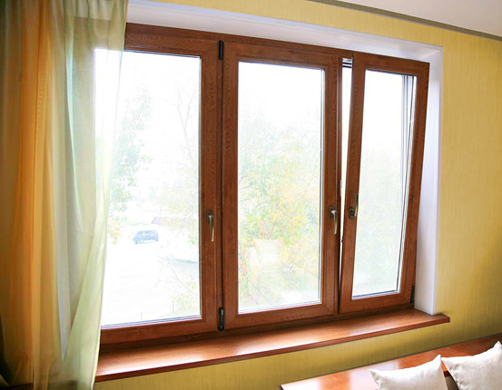 Остекление квартиры ламинированными окнами ПВХ
