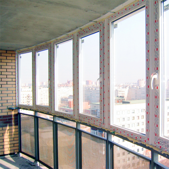 Остекление балконов и лоджий при помощи профилей ПВХ или пластиковые окна  на балкон или лоджию - НОВЫЕ ОКОШКИ
